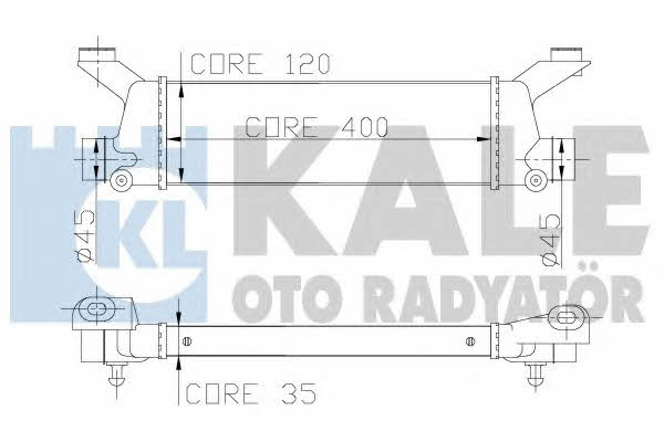 Kale Oto Radiator 347900 Інтеркулер 347900: Купити в Україні - Добра ціна на EXIST.UA!