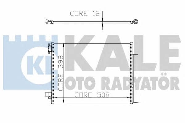 Kale Oto Radiator 301300 Радіатор кондиціонера (Конденсатор) 301300: Купити в Україні - Добра ціна на EXIST.UA!