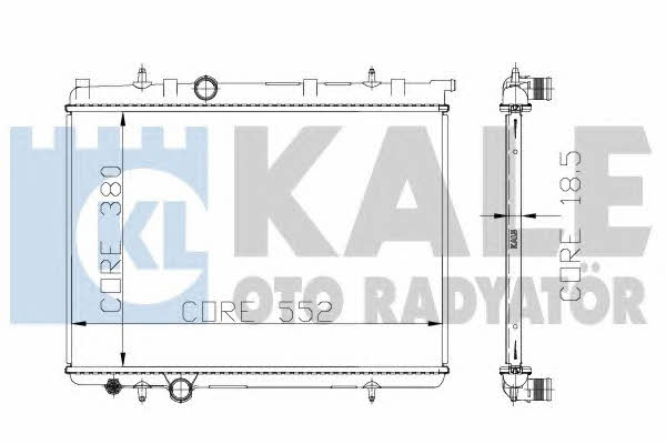 Kale Oto Radiator 213099 Радіатор охолодження двигуна 213099: Купити в Україні - Добра ціна на EXIST.UA!