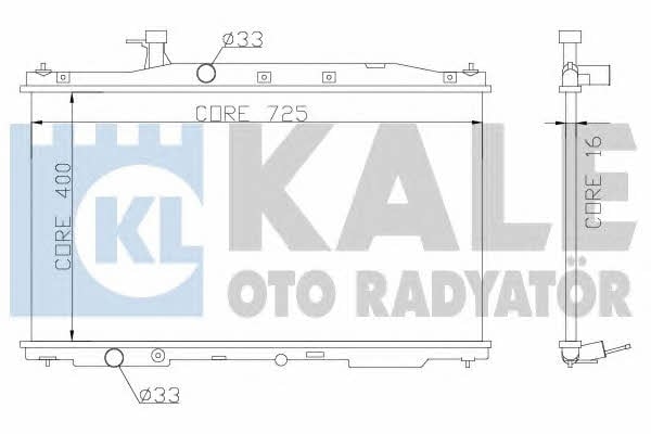 Kale Oto Radiator 357300 Радіатор охолодження двигуна 357300: Купити в Україні - Добра ціна на EXIST.UA!