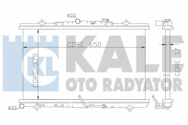 Kale Oto Radiator 371300 Радіатор охолодження двигуна 371300: Купити в Україні - Добра ціна на EXIST.UA!