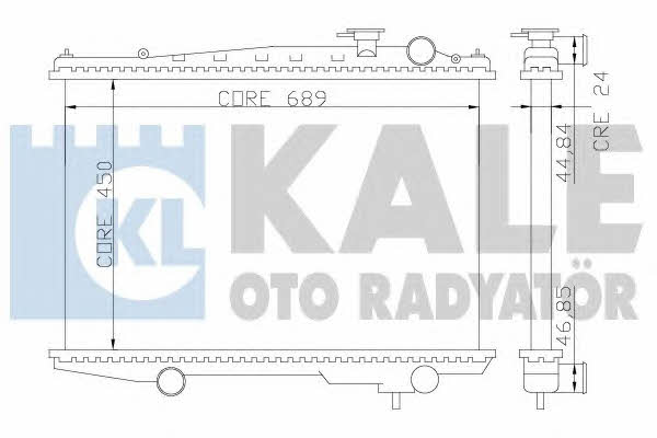 362700 Kale Oto Radiator Радіатор охолодження двигуна