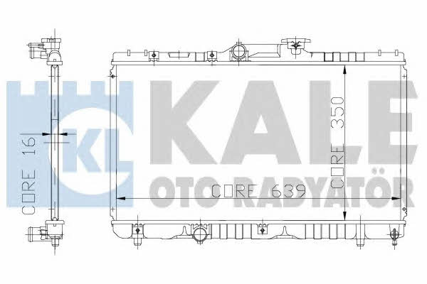 Kale Oto Radiator 117200 Радіатор охолодження двигуна 117200: Купити в Україні - Добра ціна на EXIST.UA!