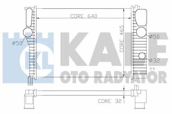 Kale Oto Radiator 351900 Радіатор охолодження двигуна 351900: Купити в Україні - Добра ціна на EXIST.UA!