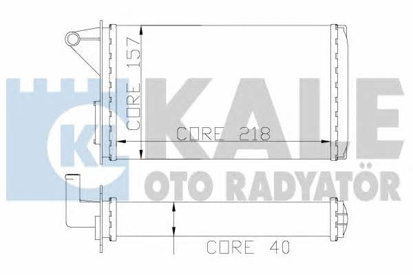 Kale Oto Radiator 117100 Радіатор опалювача салону 117100: Купити в Україні - Добра ціна на EXIST.UA!
