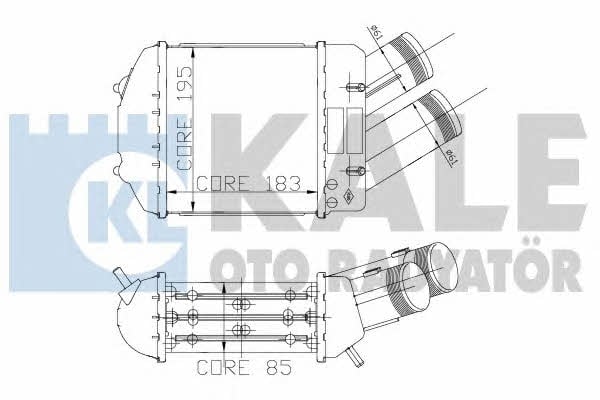 Kale Oto Radiator 126100 Інтеркулер 126100: Купити в Україні - Добра ціна на EXIST.UA!