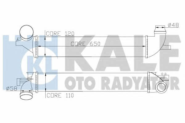Kale Oto Radiator 348200 Інтеркулер 348200: Купити в Україні - Добра ціна на EXIST.UA!