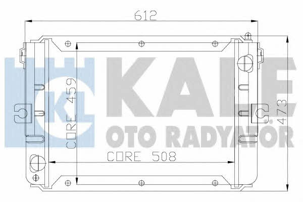 Kale Oto Radiator 110900 Радіатор охолодження двигуна 110900: Купити в Україні - Добра ціна на EXIST.UA!