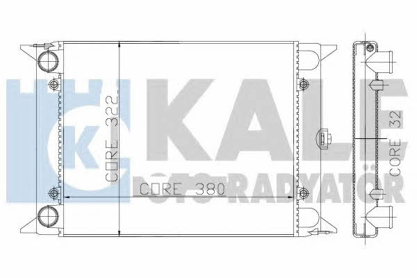 Kale Oto Radiator 138700 Радіатор охолодження двигуна 138700: Купити в Україні - Добра ціна на EXIST.UA!