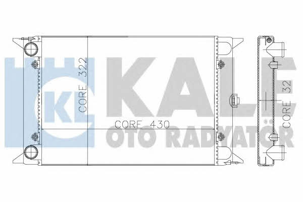 Kale Oto Radiator 138800 Радіатор охолодження двигуна 138800: Купити в Україні - Добра ціна на EXIST.UA!