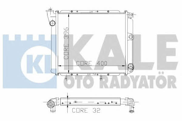 Kale Oto Radiator 229600 Радіатор охолодження двигуна 229600: Купити в Україні - Добра ціна на EXIST.UA!