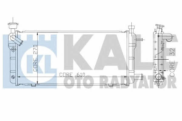 Kale Oto Radiator 137700 Радіатор охолодження двигуна 137700: Купити в Україні - Добра ціна на EXIST.UA!