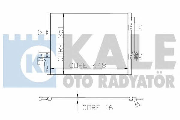 Kale Oto Radiator 175600 Радіатор кондиціонера (Конденсатор) 175600: Купити в Україні - Добра ціна на EXIST.UA!