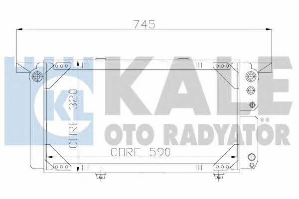 Kale Oto Radiator 163300 Радіатор охолодження двигуна 163300: Приваблива ціна - Купити в Україні на EXIST.UA!