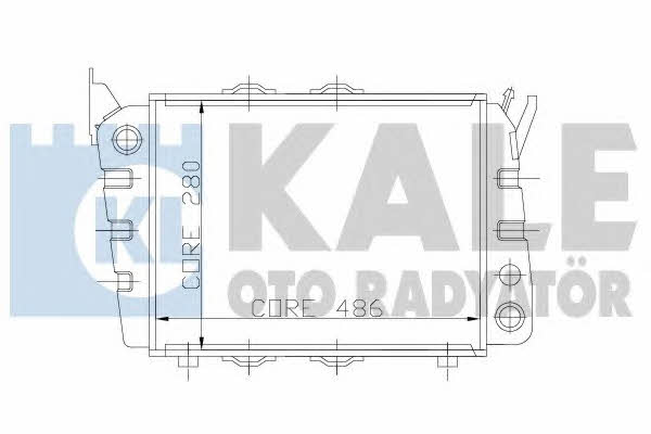 Kale Oto Radiator 164699 Радіатор охолодження двигуна 164699: Купити в Україні - Добра ціна на EXIST.UA!