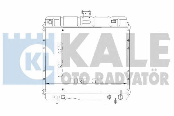 Kale Oto Radiator 170595 Радіатор охолодження двигуна 170595: Купити в Україні - Добра ціна на EXIST.UA!