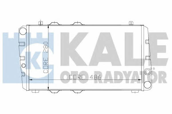 Kale Oto Radiator 164600 Радіатор охолодження двигуна 164600: Купити в Україні - Добра ціна на EXIST.UA!