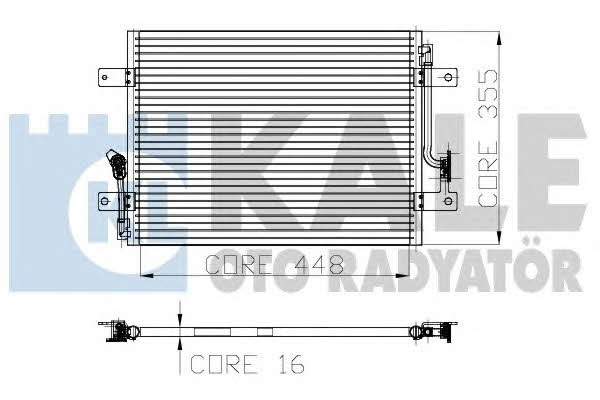 Kale Oto Radiator 137000 Радіатор кондиціонера (Конденсатор) 137000: Купити в Україні - Добра ціна на EXIST.UA!