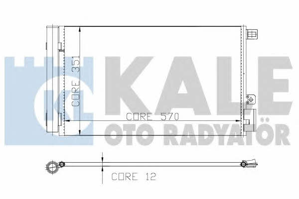 Kale Oto Radiator 196000 Радіатор кондиціонера (Конденсатор) 196000: Купити в Україні - Добра ціна на EXIST.UA!