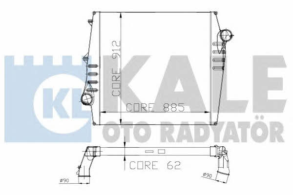 Kale Oto Radiator 135600 Інтеркулер 135600: Купити в Україні - Добра ціна на EXIST.UA!
