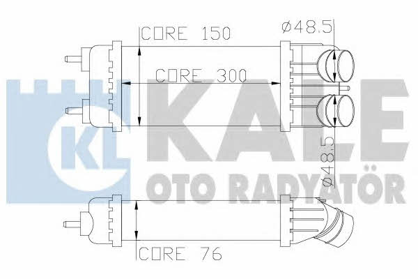 Kale Oto Radiator 343700 Інтеркулер 343700: Купити в Україні - Добра ціна на EXIST.UA!
