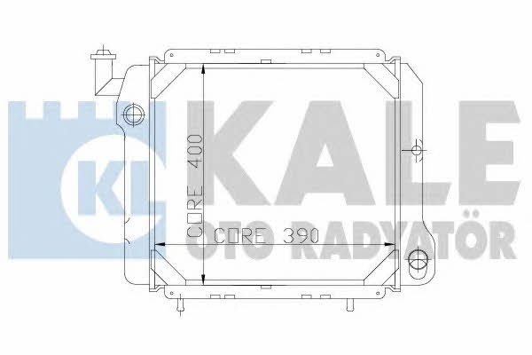 Kale Oto Radiator 167299 Радіатор охолодження двигуна 167299: Купити в Україні - Добра ціна на EXIST.UA!