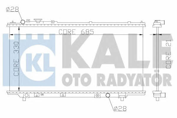 Kale Oto Radiator 359700 Радіатор охолодження двигуна 359700: Купити в Україні - Добра ціна на EXIST.UA!