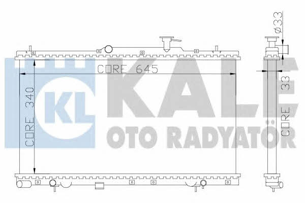 Kale Oto Radiator 369000 Радіатор охолодження двигуна 369000: Купити в Україні - Добра ціна на EXIST.UA!