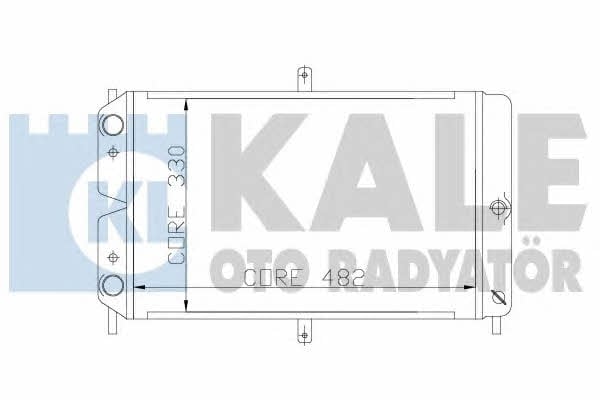 Kale Oto Radiator 166200 Радіатор охолодження двигуна 166200: Купити в Україні - Добра ціна на EXIST.UA!