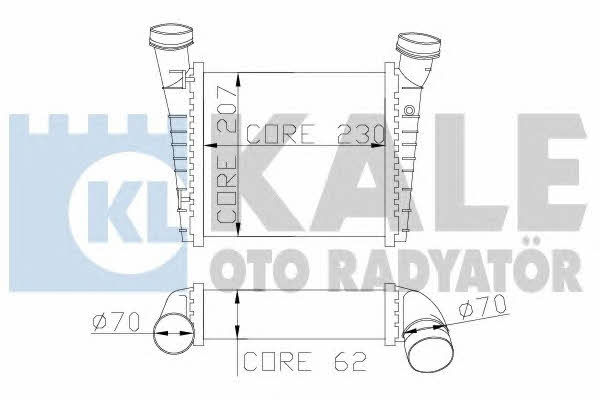 Kale Oto Radiator 342700 Інтеркулер 342700: Купити в Україні - Добра ціна на EXIST.UA!