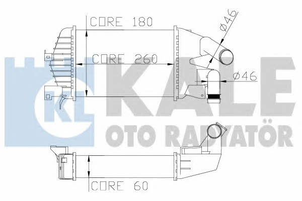Kale Oto Radiator 345800 Інтеркулер 345800: Приваблива ціна - Купити в Україні на EXIST.UA!