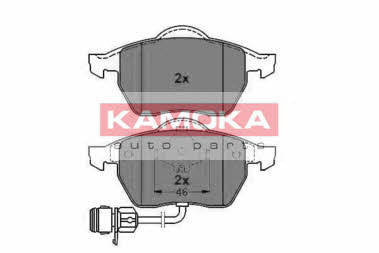 Kamoka JQ1011180 Гальмівні колодки передні, комплект JQ1011180: Купити в Україні - Добра ціна на EXIST.UA!