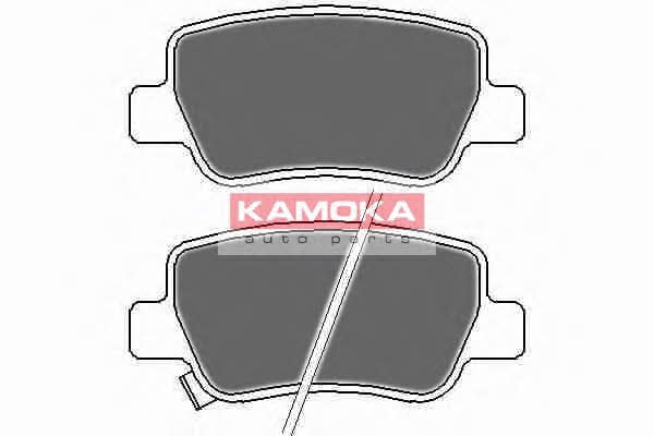 JQ101129 Kamoka Тормозные колодки дисковые задние, комплект