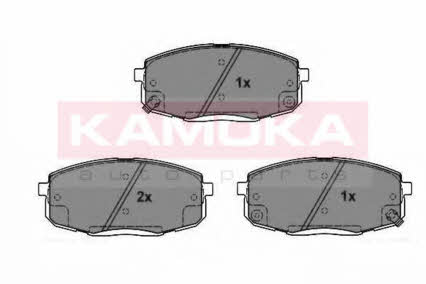 Тормозные колодки дисковые передние, комплект Kamoka JQ101202