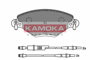 Kamoka JQ1012822 Гальмівні колодки передні, комплект JQ1012822: Купити в Україні - Добра ціна на EXIST.UA!
