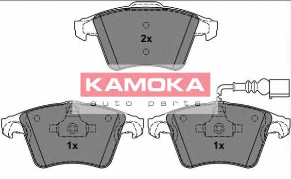 JQ1013286 Kamoka Тормозные колодки дисковые передние, комплект