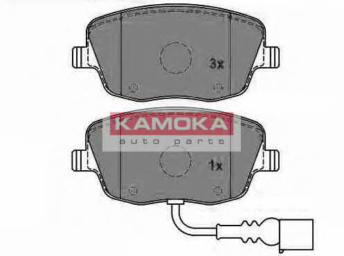 JQ1013324 Kamoka Тормозные колодки дисковые передние, комплект