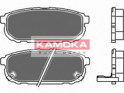 Kamoka JQ1013472 Гальмівні колодки задні, комплект JQ1013472: Купити в Україні - Добра ціна на EXIST.UA!