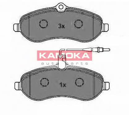 JQ1013542 Kamoka Тормозные колодки дисковые передние, комплект