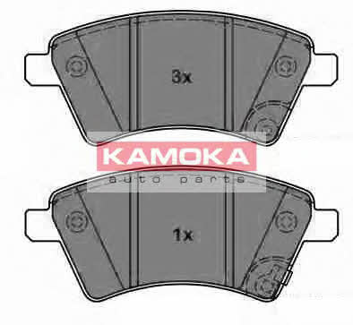 Kamoka JQ1013750 Гальмівні колодки передні, комплект JQ1013750: Купити в Україні - Добра ціна на EXIST.UA!
