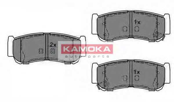 Kamoka JQ1013820 Гальмівні колодки задні, комплект JQ1013820: Приваблива ціна - Купити в Україні на EXIST.UA!