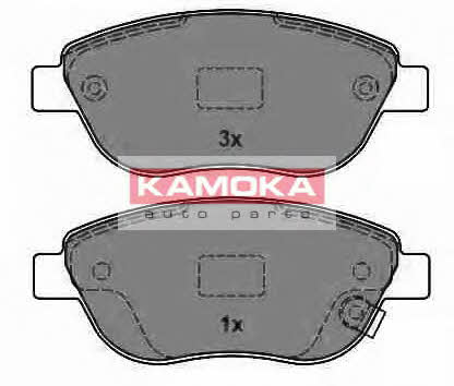 Kamoka JQ1013838 Гальмівні колодки передні, комплект JQ1013838: Приваблива ціна - Купити в Україні на EXIST.UA!