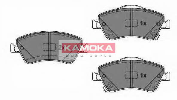 Kamoka JQ1018092 Гальмівні колодки передні, комплект JQ1018092: Купити в Україні - Добра ціна на EXIST.UA!