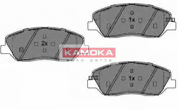 Kamoka JQ1018222 Гальмівні колодки передні, комплект JQ1018222: Купити в Україні - Добра ціна на EXIST.UA!