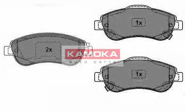 Kamoka JQ1018456 Гальмівні колодки передні, комплект JQ1018456: Купити в Україні - Добра ціна на EXIST.UA!