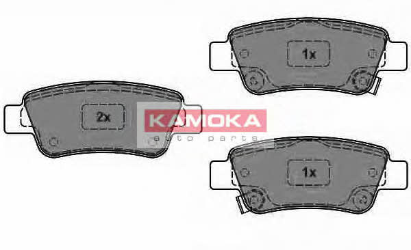 Kamoka JQ1018466 Гальмівні колодки задні, комплект JQ1018466: Купити в Україні - Добра ціна на EXIST.UA!