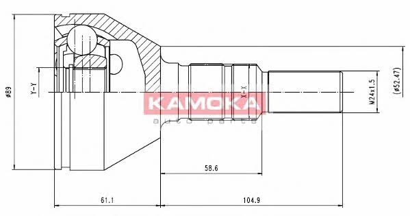 6035 Kamoka Шарнир равных угловых скоростей (ШРУС)