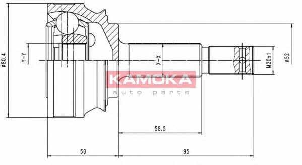 6078 Kamoka Шарнир равных угловых скоростей (ШРУС)