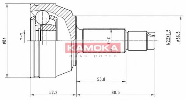 Kamoka 6514 Шарнір рівних кутових швидкостей (ШРКШ) 6514: Приваблива ціна - Купити в Україні на EXIST.UA!