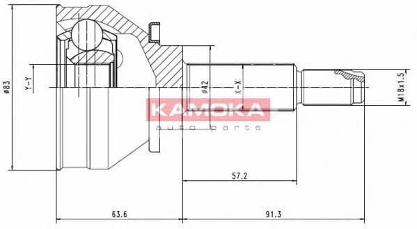 6640 Kamoka Шарнир равных угловых скоростей (ШРУС)